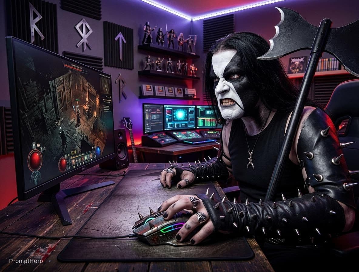 Hero prompt: The gamer!