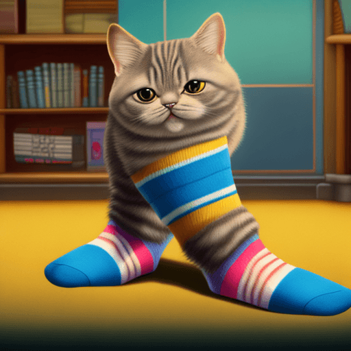 AI generated: front view，full body, Anthropomorphic cute kitten stands still,British shorthair with golden shaded,...