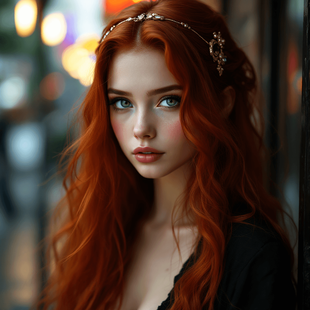 AI generated: a professional photo of an exceptionally beautiful girl in the world, (young tween) (futuristic),(ma...