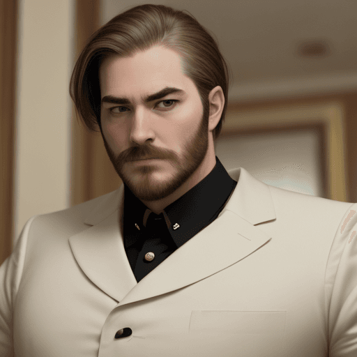 AI generated: Ms Swan, He look like a man
