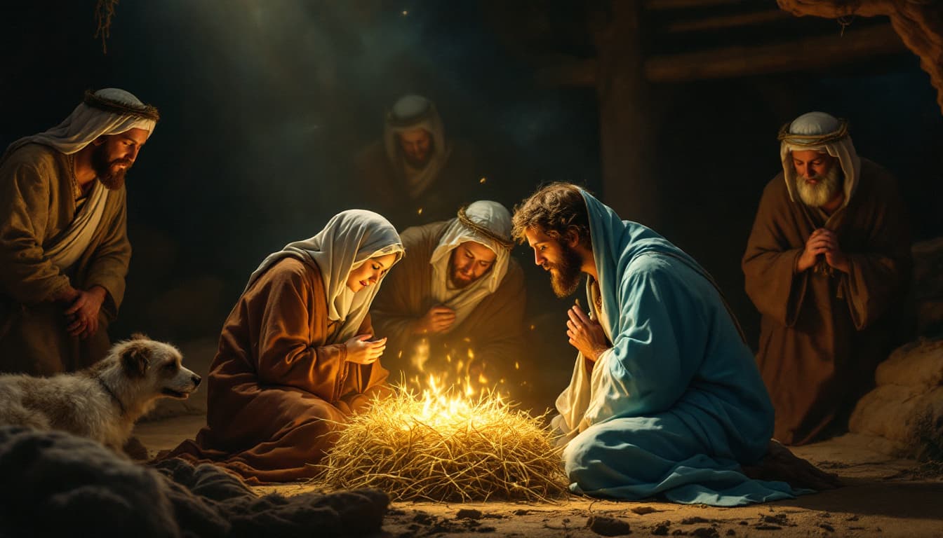 AI generated: The Birth of Jesus