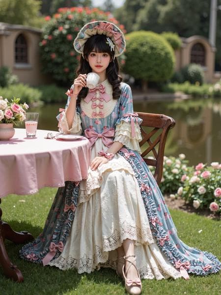 [Flux.1 D][Realistic] Lo Dress Collection | 洛丽塔裙子集合