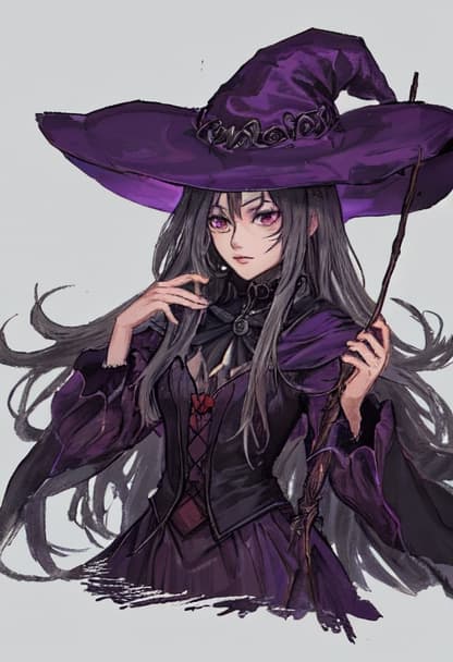 AI generated: The greatest witch of darkness
