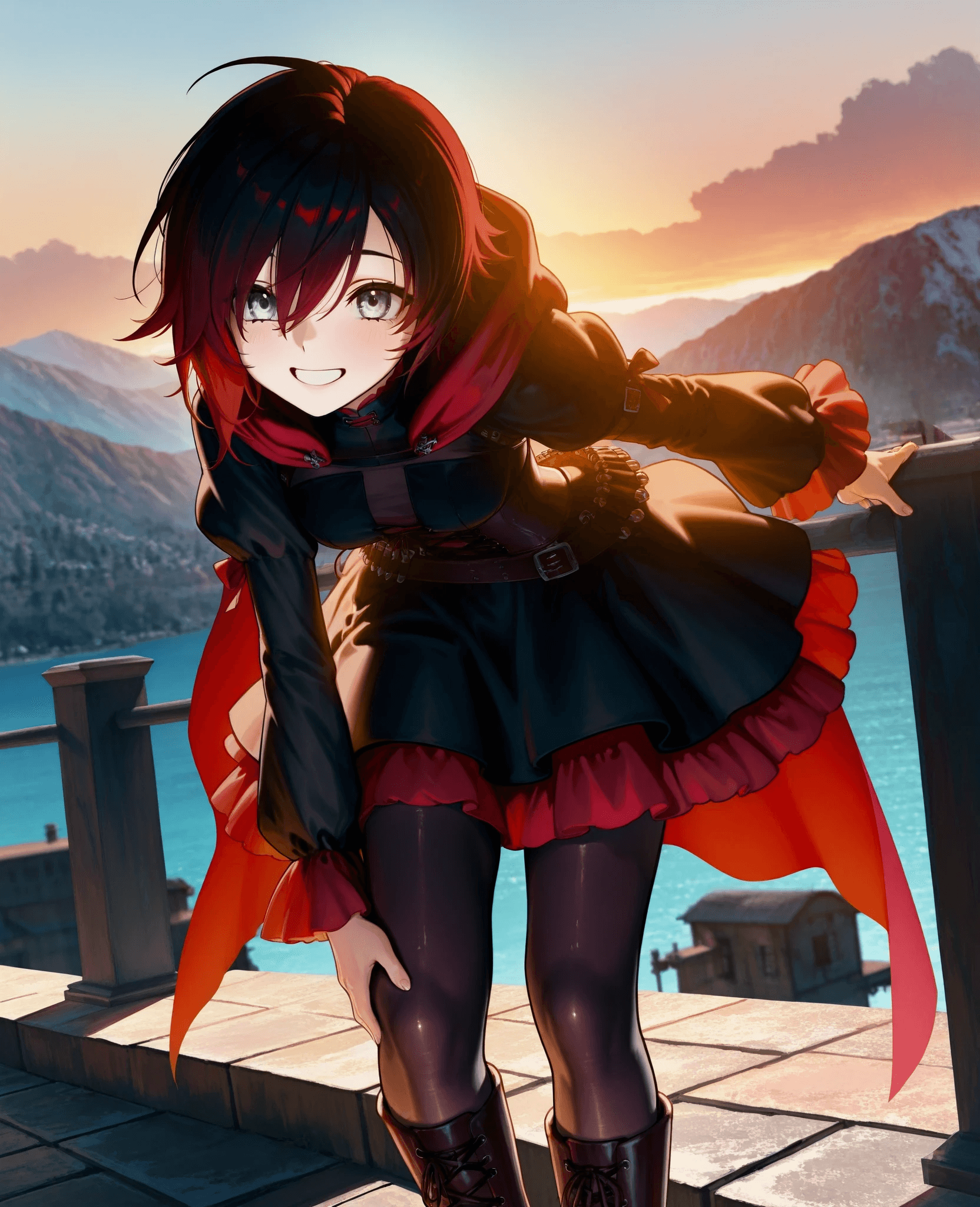 Ruby Rose (RWBY) - 8 Outfits (PonyXL / Illustrious / Anima)