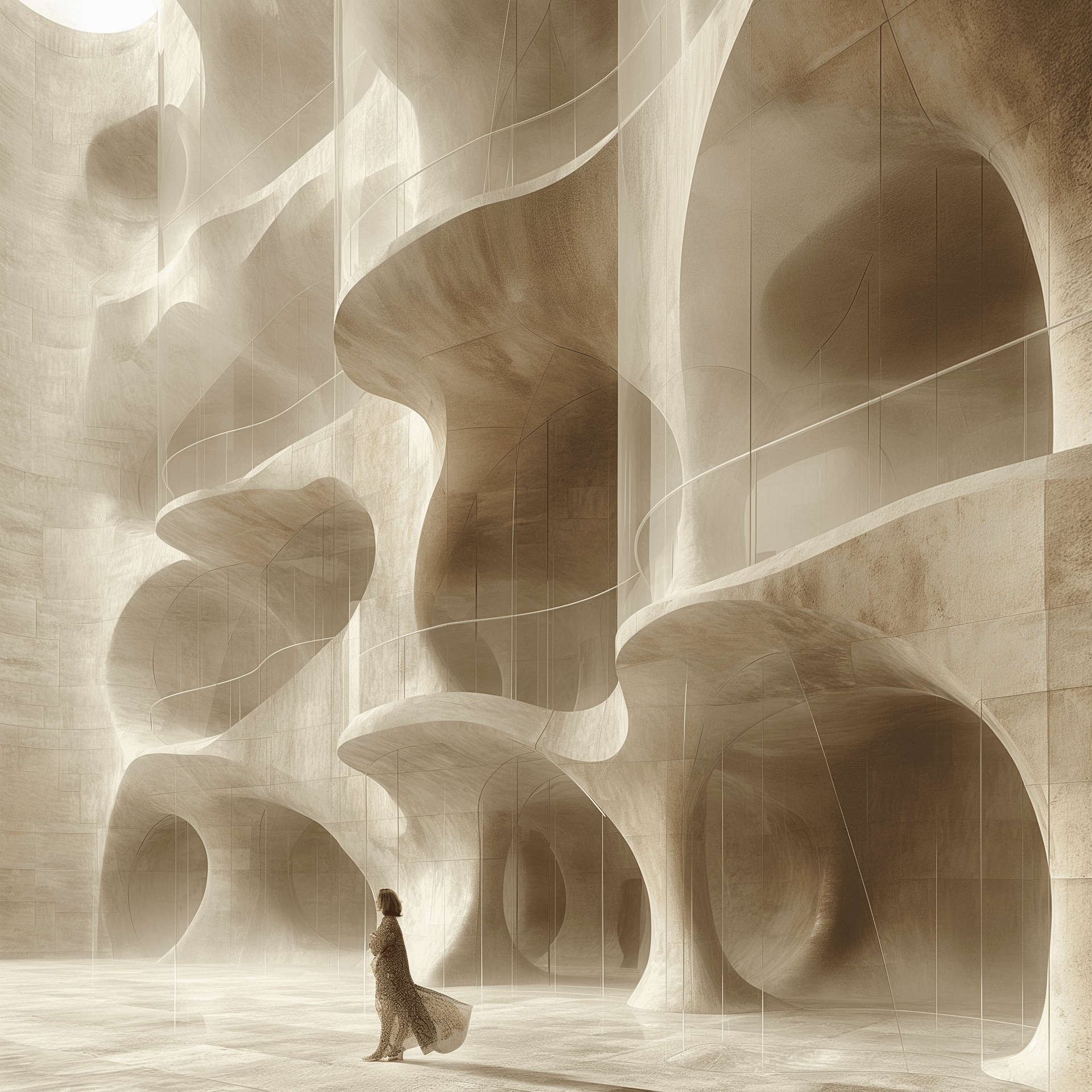 AI generated: ephemeral architecture