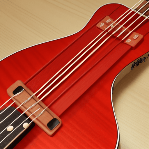 AI generated: acoustic guitar
japanse desing
wood and red
Kanjis on the diapason frets
frets are important
frets
