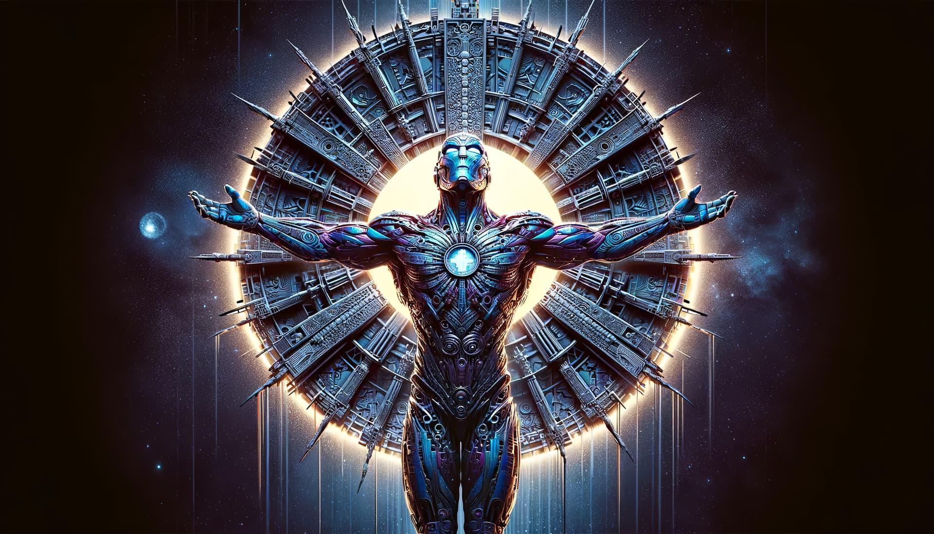 AI generated: Enhance the superhero scene in brutalism style for a more realistic appearance, while maintaining th...
