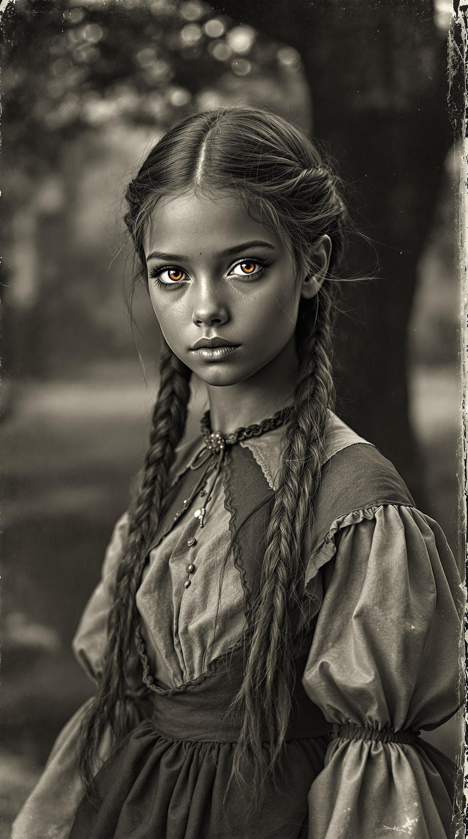 AI generated: a professional vintage black and white photo (photo paper have aged aged over time), of a exceptiona...