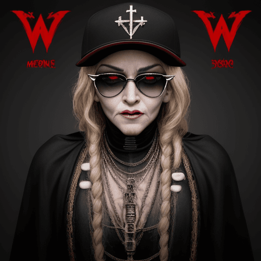 AI generated: we are seeing Madonna as a mummified demon priest who is apparently immortal. He has almost unlimite...