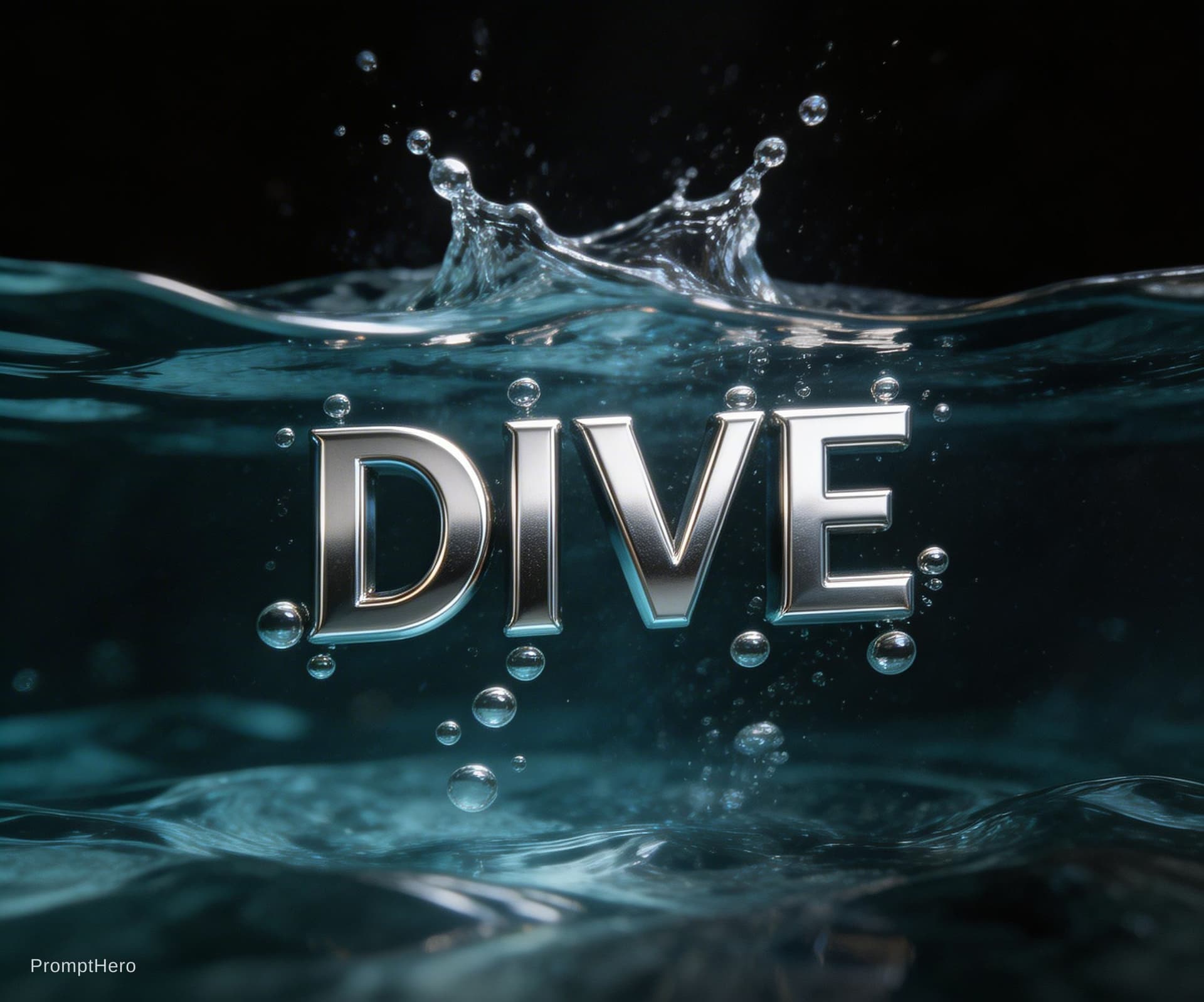 AI generated: high-speed macro photography, vertical split, underwater focus, Hasselblad H6D-100c, 100mm macro len...