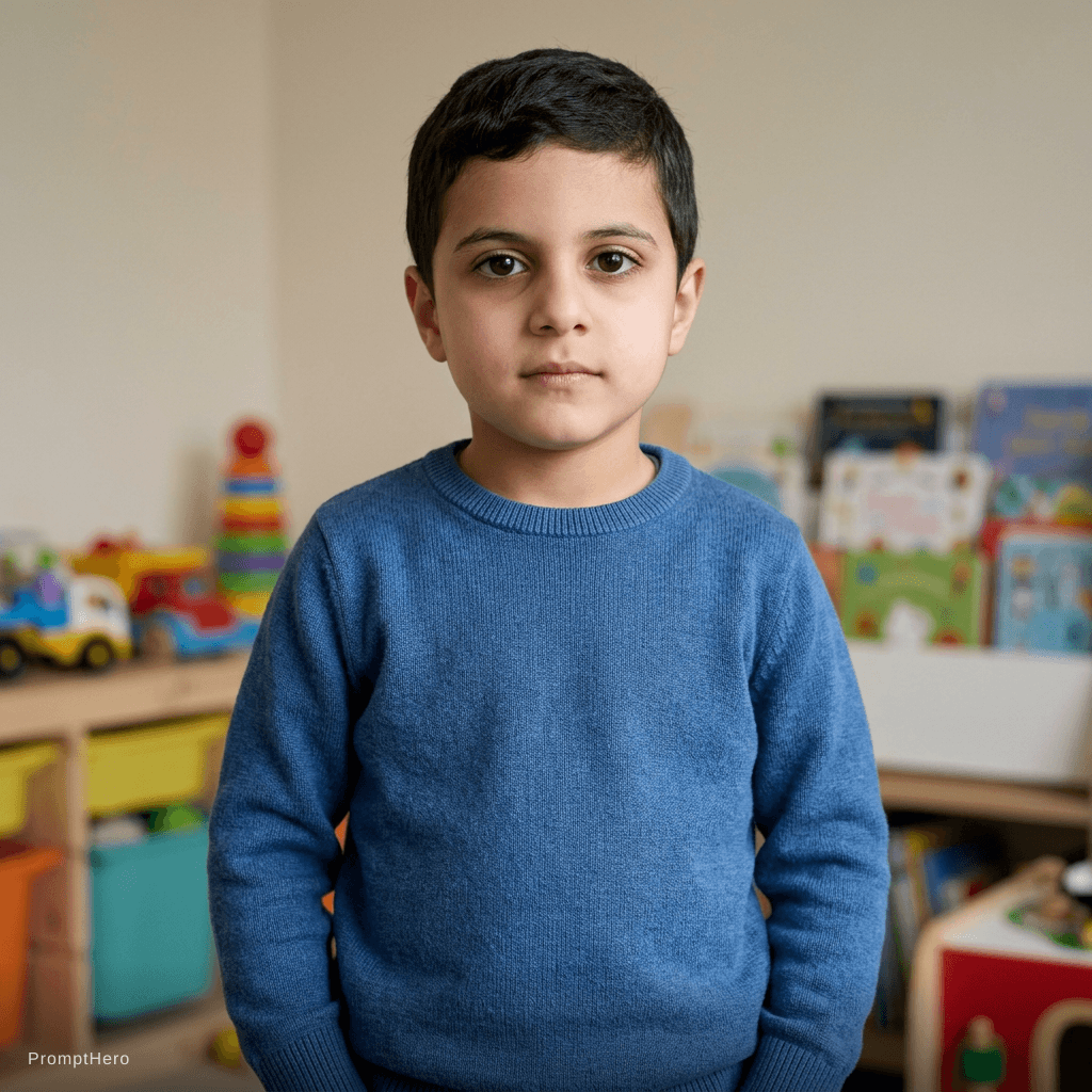 AI generated: as a 5 year old child