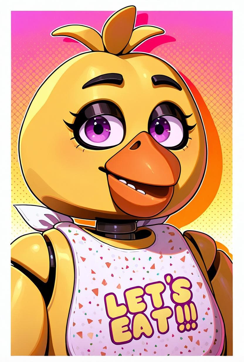 Chica FNAF / Five Nights at Freddy's PonyXL + Illustrious