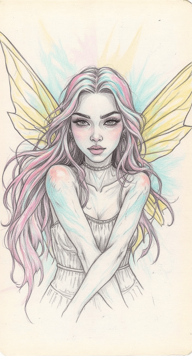AI generated: a masterpiece interpretative rough pencil sketch in the intricate and whimsical art style of Brian F...