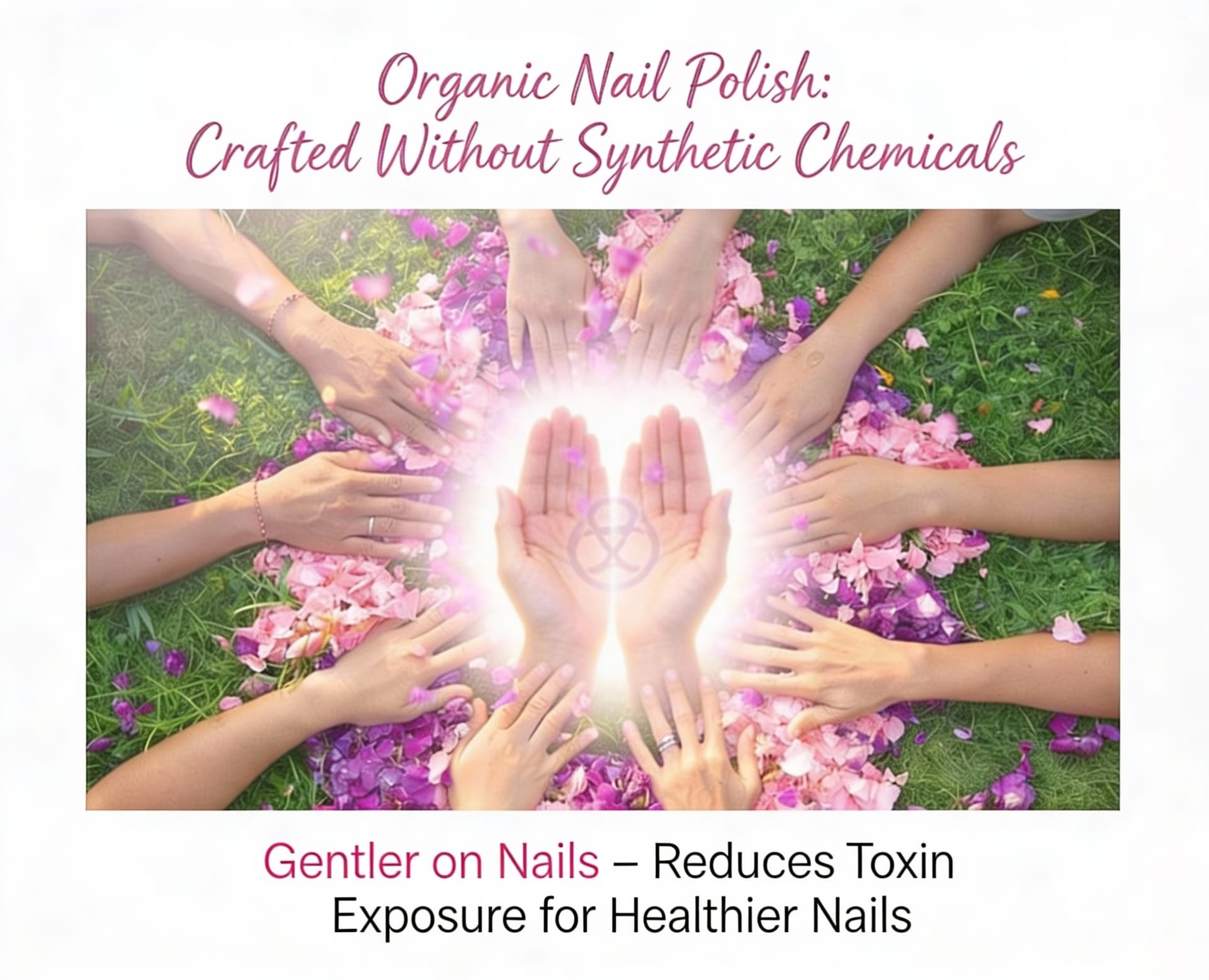 AI generated: Organic products are crafted without synthetic chemicals, providing a gentler option for your nails....