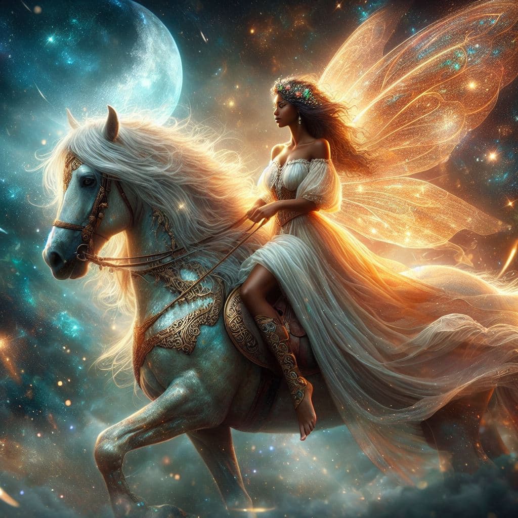 AI generated: when magic comes in your life,fantasy,other world,photorealism, very wonderful, shiny,dynamic lights...