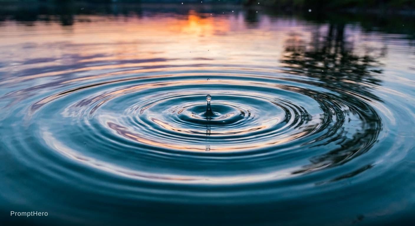 AI generated: ripple motion effect
