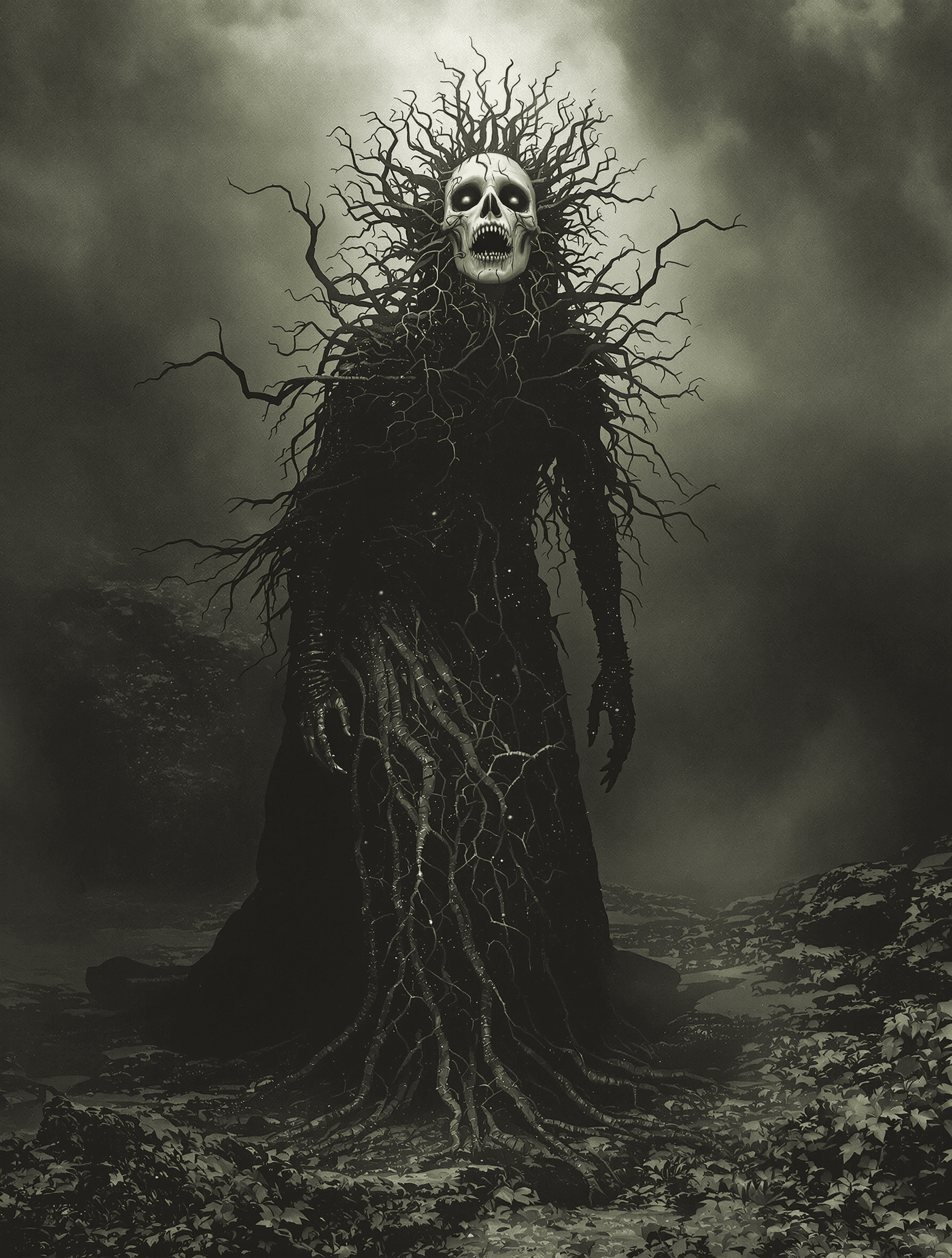 AI generated: /artprompt Sci-fi, surreal imagery, unsettling, macabre, haunting, (cinematic shot:1.2), (Remedios V...