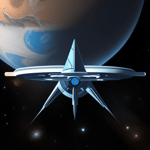 AI generated: United Federation of Planets Logo