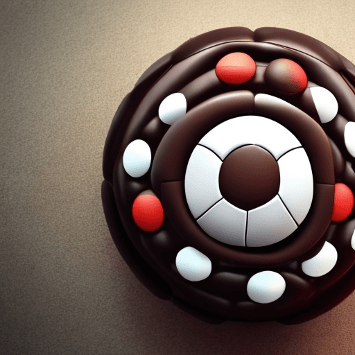 AI generated: create an animated logo with a soccer ball made of chocolate for a youtube channel

