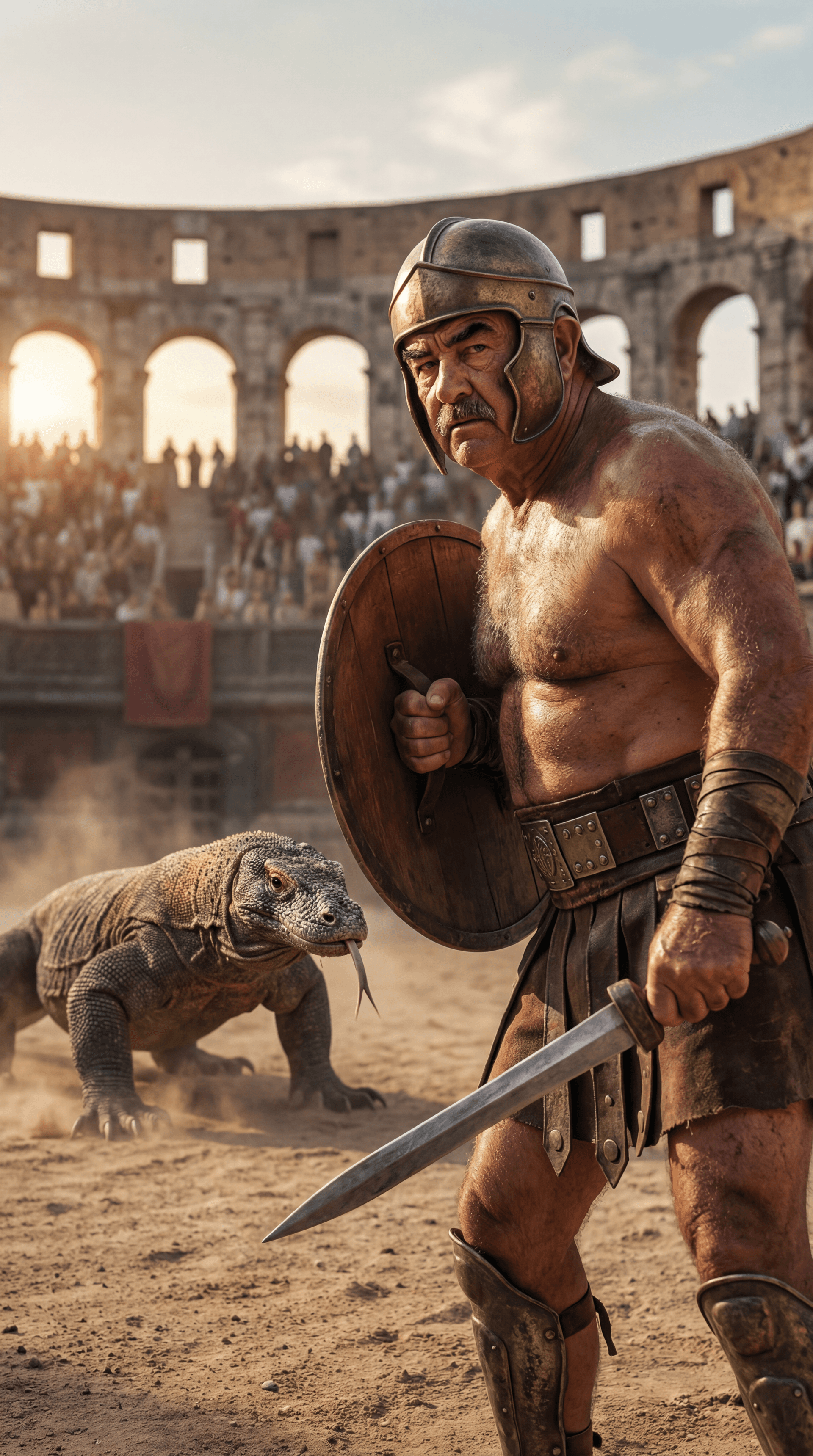 AI generated: ULTRA-REALISTIC CINEMATIC ACTION PHOTOGRAPH (vertical poster 9:16).
Looks like a real professional f...
