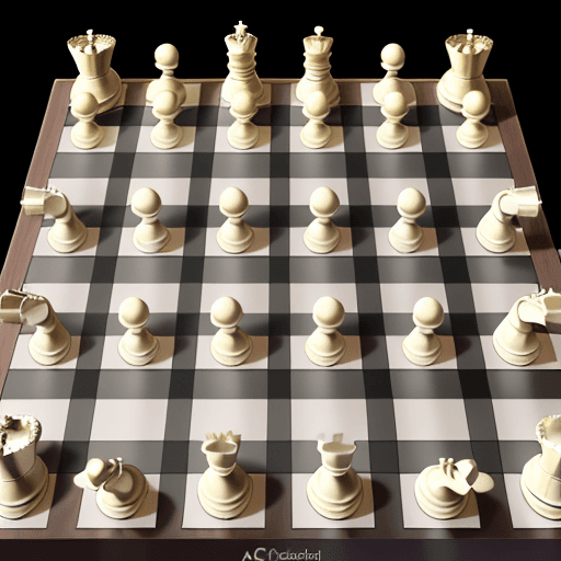 AI generated: A realistic animated chessboard designed for children learning chess, with an emphasis on teaching r...