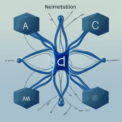 AI generated: Draw a simplified neuron with computational and mathematical components. Do not add letters, and use...