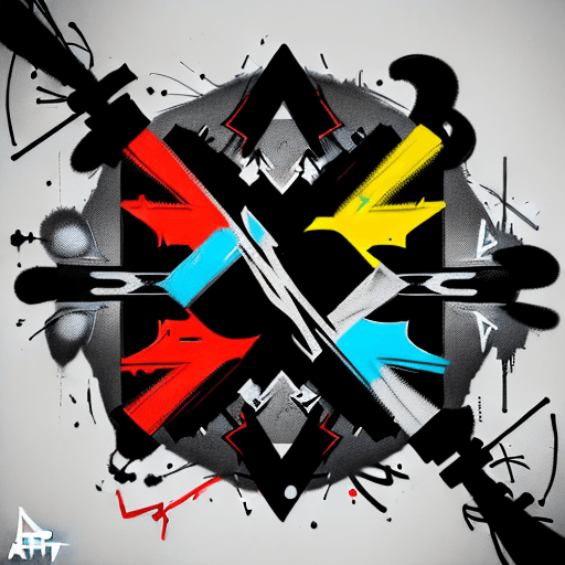 AI generated: An abstract/ graffiti styled illustration of the ode to brotherhood, friendship, homies, strength in...
