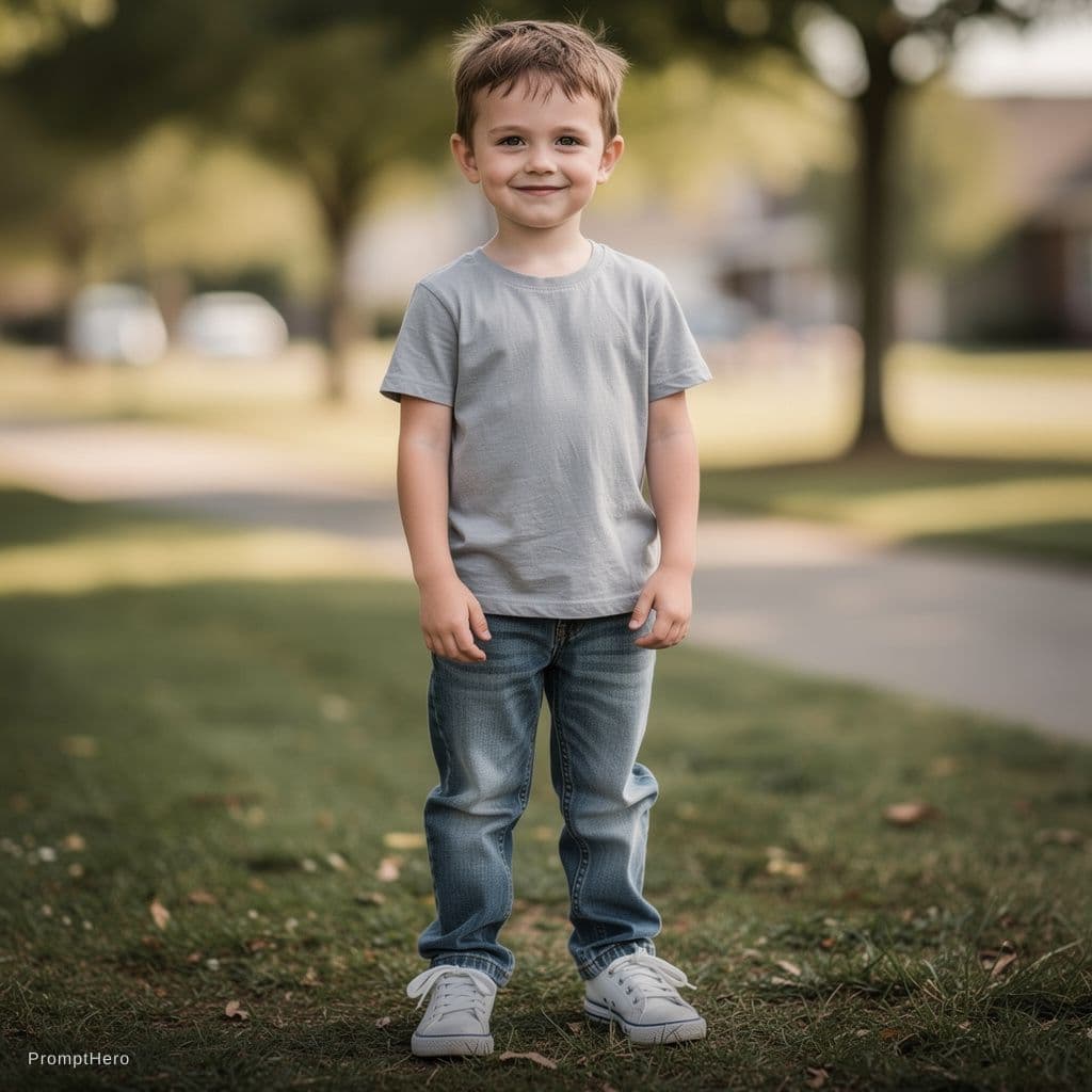 Hero prompt: boy bare