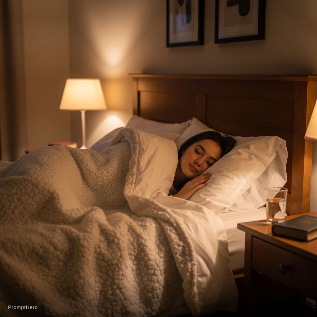 AI generated: in bed