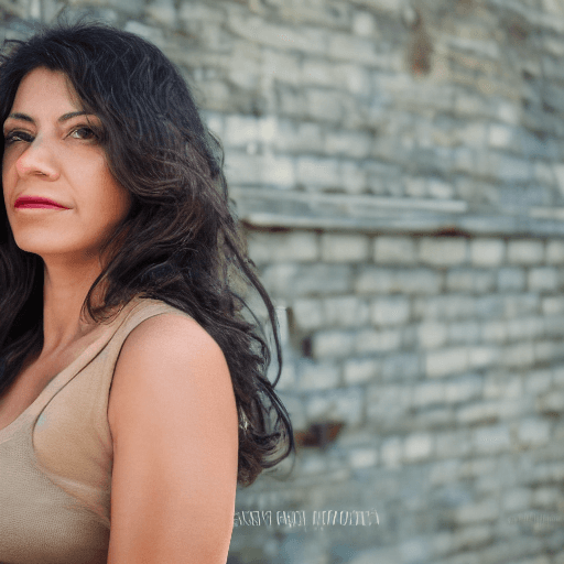 AI generated: A 35 yo latin woman in a delightful afternoon. This portrait is the best representation of female be...
