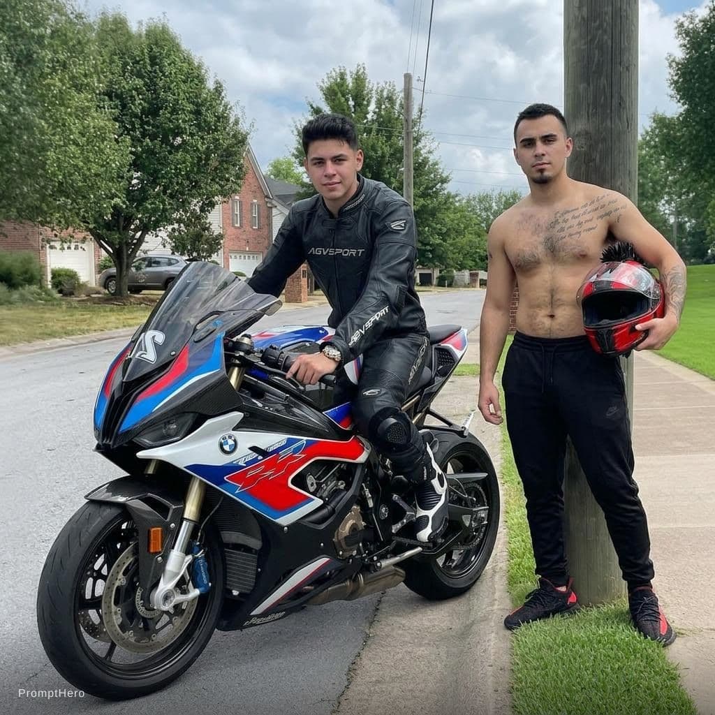 AI generated: Merge my friend with me in the photo