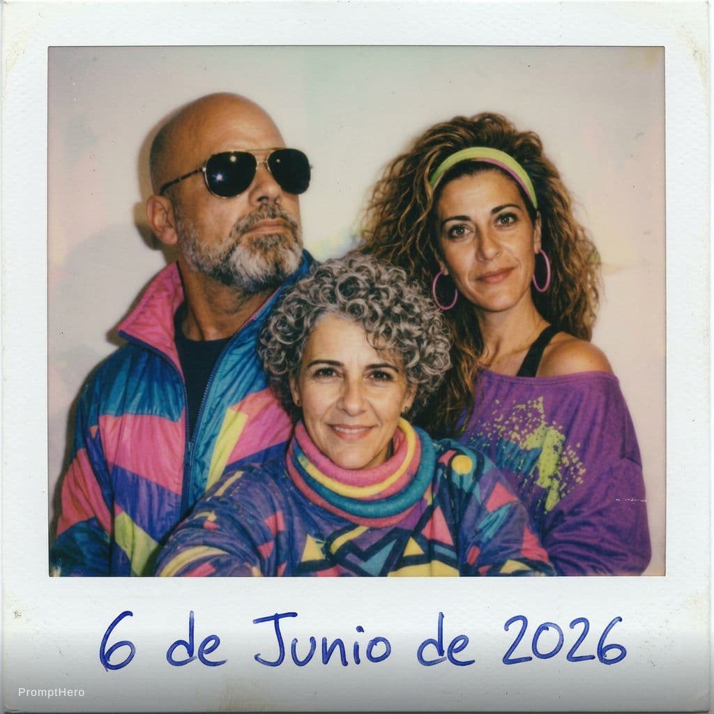 AI generated: 1980s polaroid