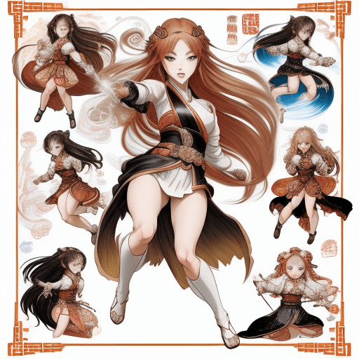 AI generated: chibi manga legend of vader anime vh1, in the style of miho hirano, dynamic and action-packed scenes...