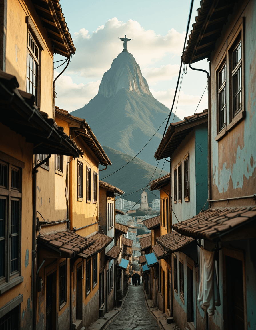 Rio de Janeiro favela illu - Image 3
