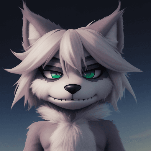 AI generated: The furry character selfish from the song "You'll be gone" by the nusical artist Yonkagor standing a...