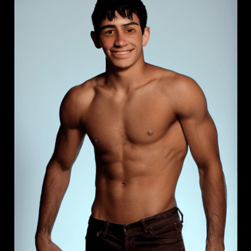 AI generated: Dante is a young man in his mid-20s, with a lean and toned build. He has a chiseled jawline, piercin...