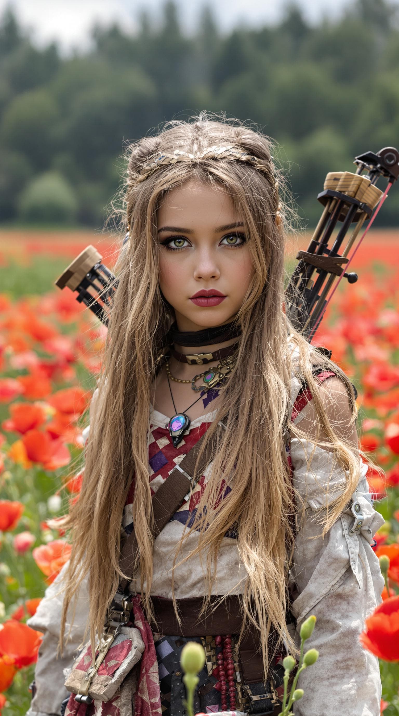 AI generated: a professional photo of a exceptionally beautiful girl in the world, (age 10), (ten year old) of the...