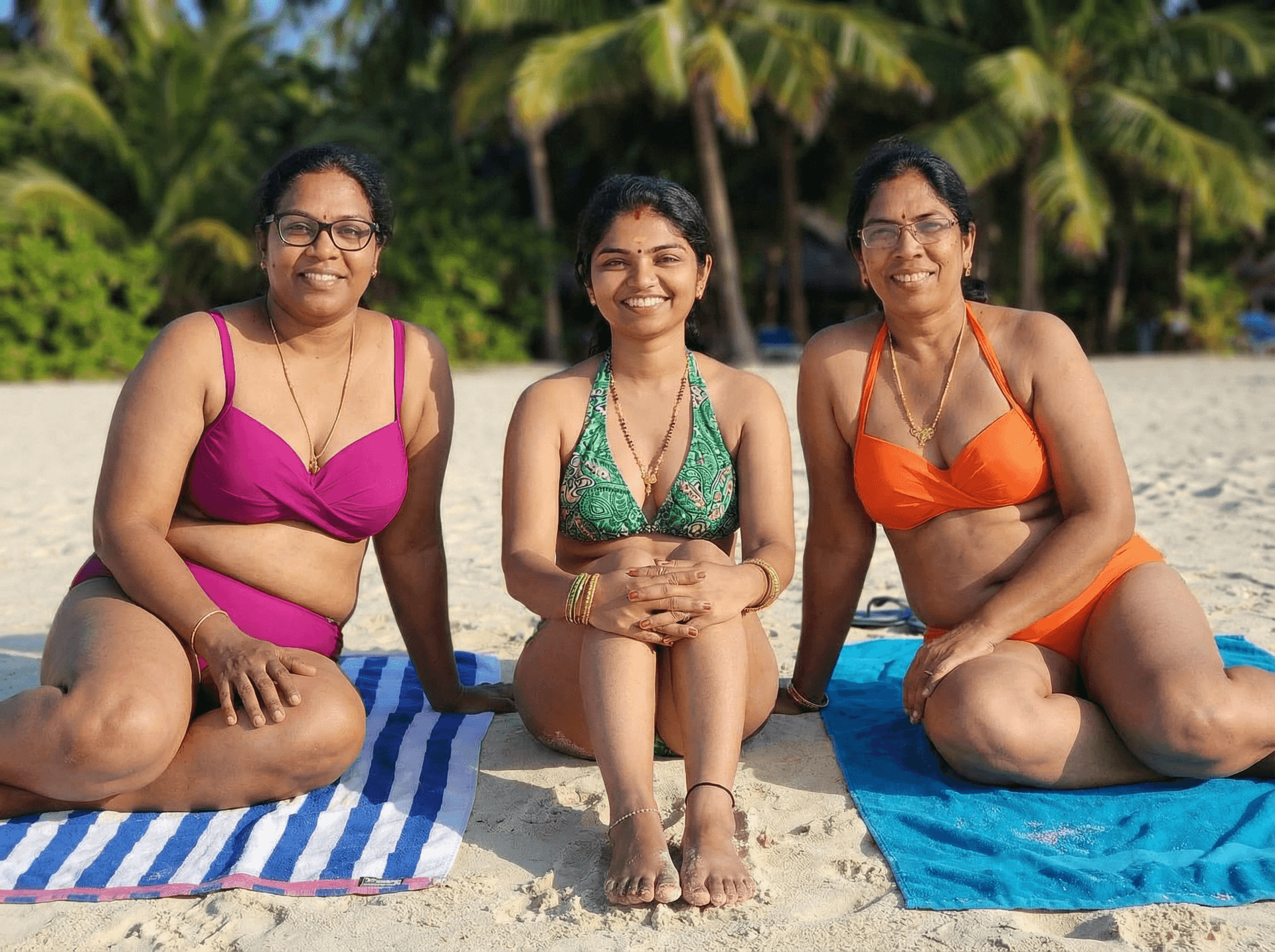 AI generated: make them all wear bikini