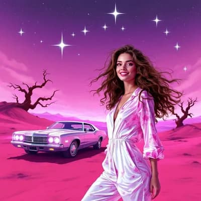 AI generated video: she is dancing and swaying while everything is vibrant