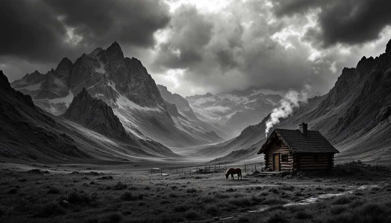 AI generated: With high-contrast lighting for a striking visual impact and with a mysterious and intriguing atmosp...