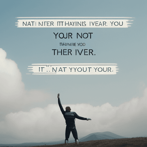 AI generated:  No matter what you do, give it everything you have. Be the best, not the second best. 