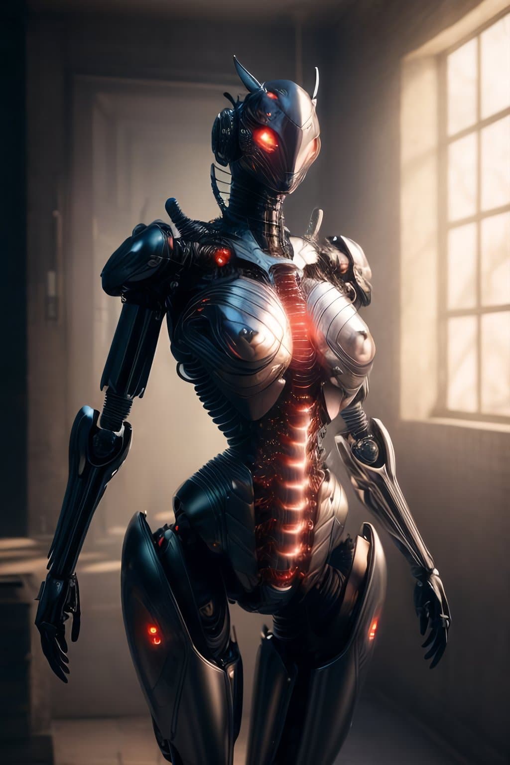 AI generated: anatomically correct unspeakable unimaginable opposite of the robot creature, 4k, realistic, highest...