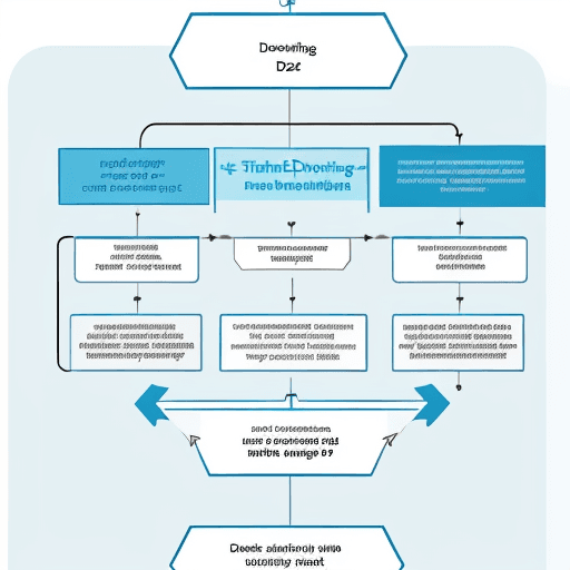AI generated: Please create a horizontal divergent and convergent flowchart of the "design thinking" process, incl...
