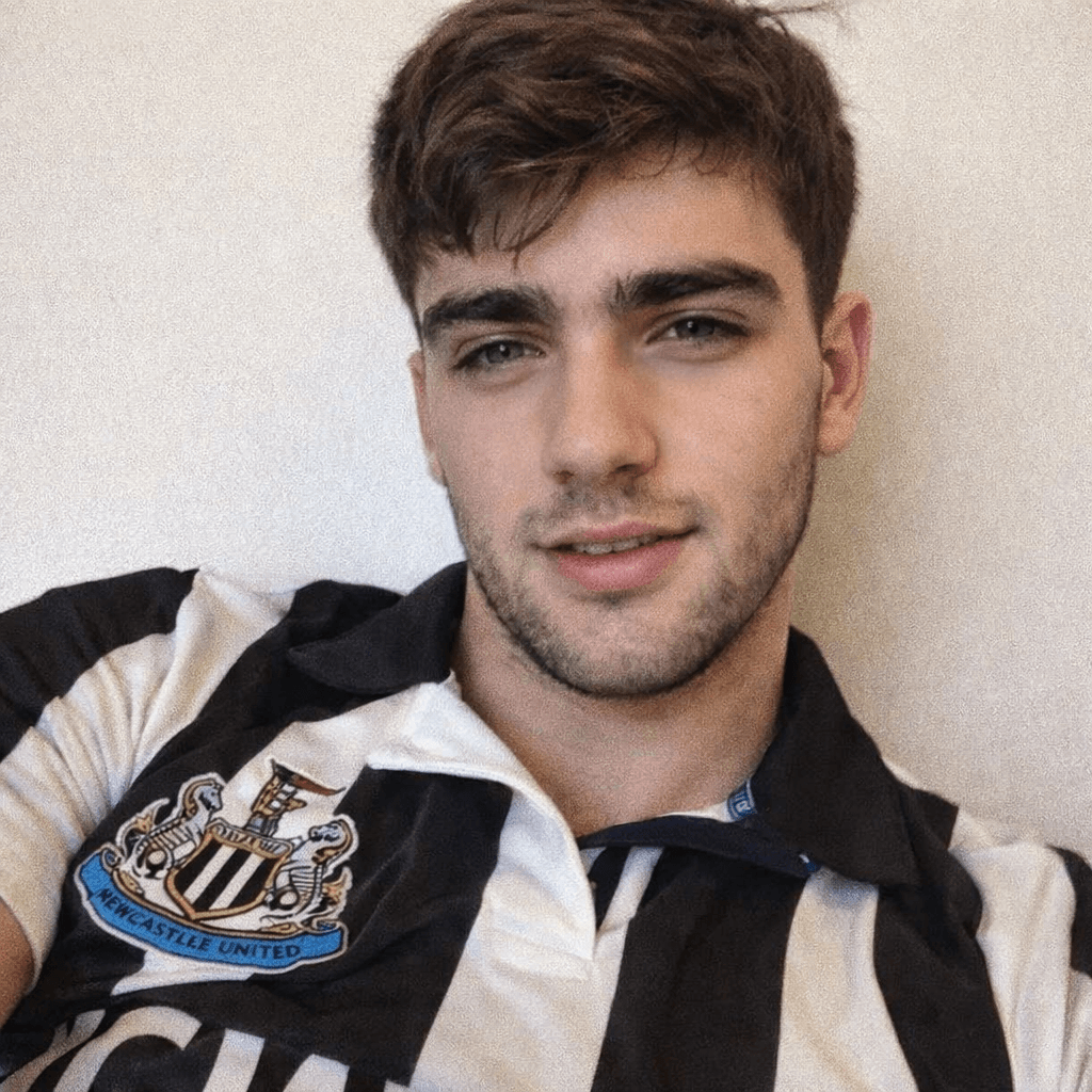 AI generated: Him, posing, handsome, selfie, low quality