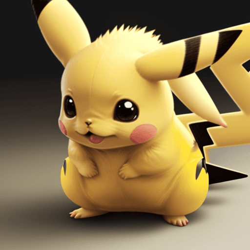 AI generated: Hyper realistic photo of a Pikachu with down syndrome