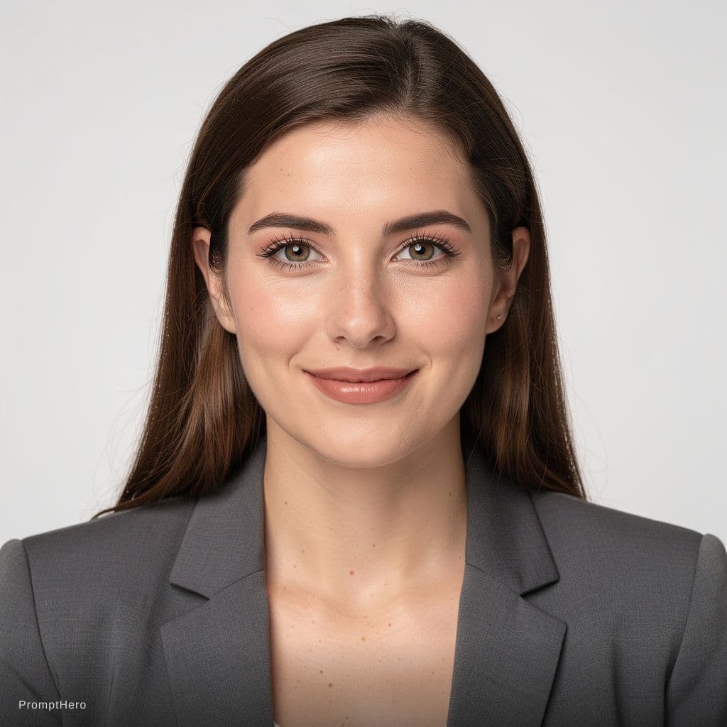 AI generated: Take this image and make a professional portrait for a resume