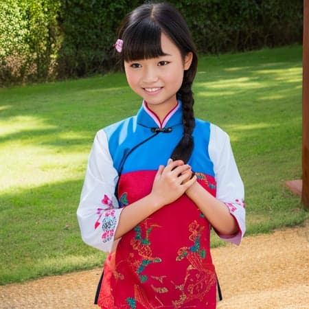Village girl (cungu 村姑 )