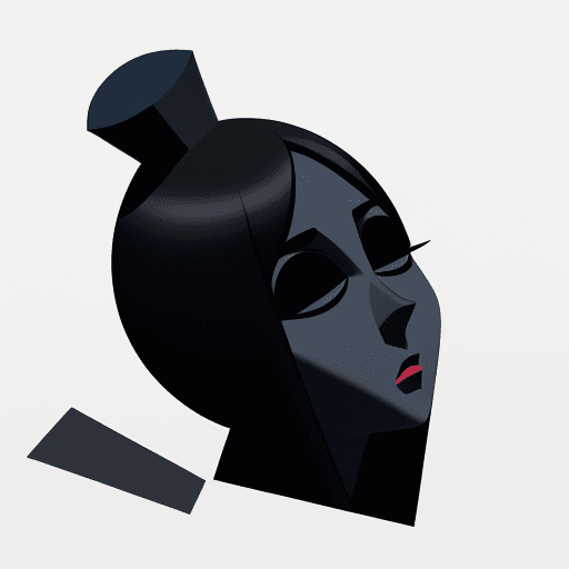 AI generated: vector character illustration, in the style of minimalist detail, forms, rick owens, matt bors, clos...