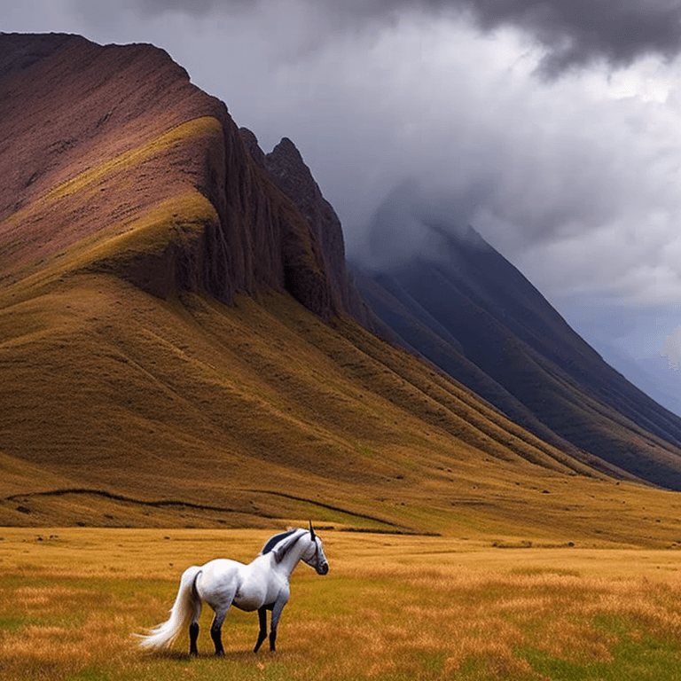 AI generated: (hyperrealism : 1. 4), (award winning: 1. 4) (masterpiece photo: 1. 4) BREAK a (colorful unicorn: 1....