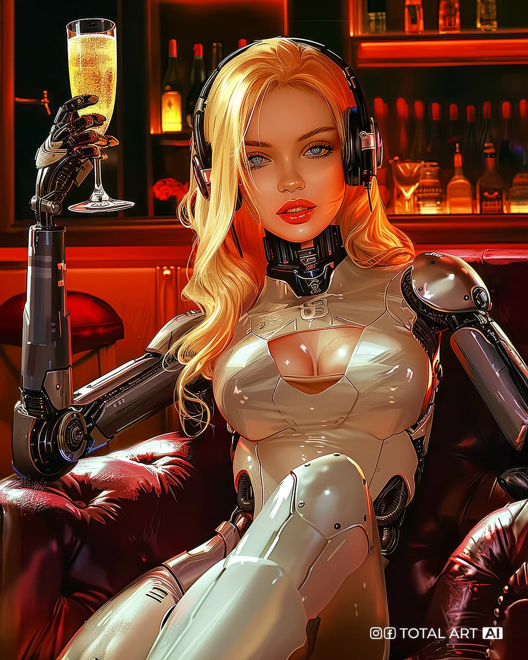 AI generated: Photorealistic image, comic book cover illustration of half body shot 3/4 view of young beautiful Eu...